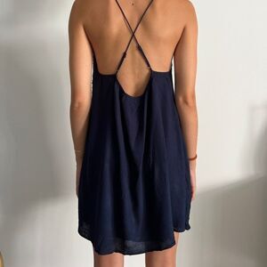 NWT ASTR THE LABEL embroidered flowy mini dress. Size Medium